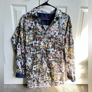 Envy Floral Button Down Shirt - Multicolor